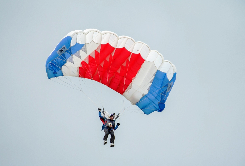 Parachutiste Ballon de la finale